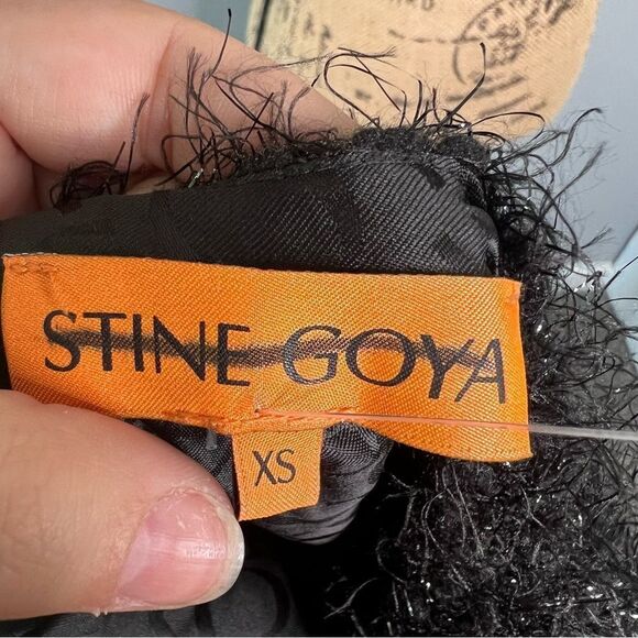 Sz XS Stine Goya Promise Metallic Halter Knit Midi Dress NWOT $540 MSRP - Picture 13 of 17